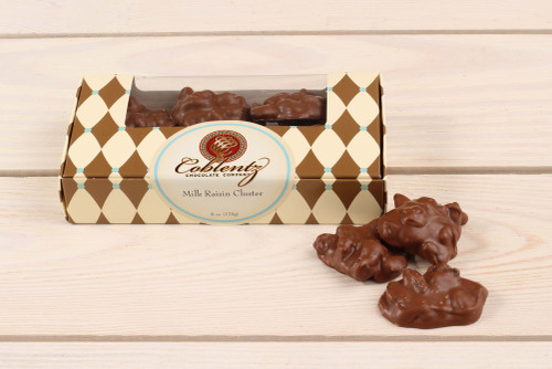 Milk Chocolate Raisin Clusters 6 oz