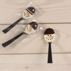 Chocolate Snowman Spoon for Coffee or Hot Chocolate